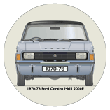 Ford Cortina MkIII 2000E 4dr 1970-76 Coaster 4